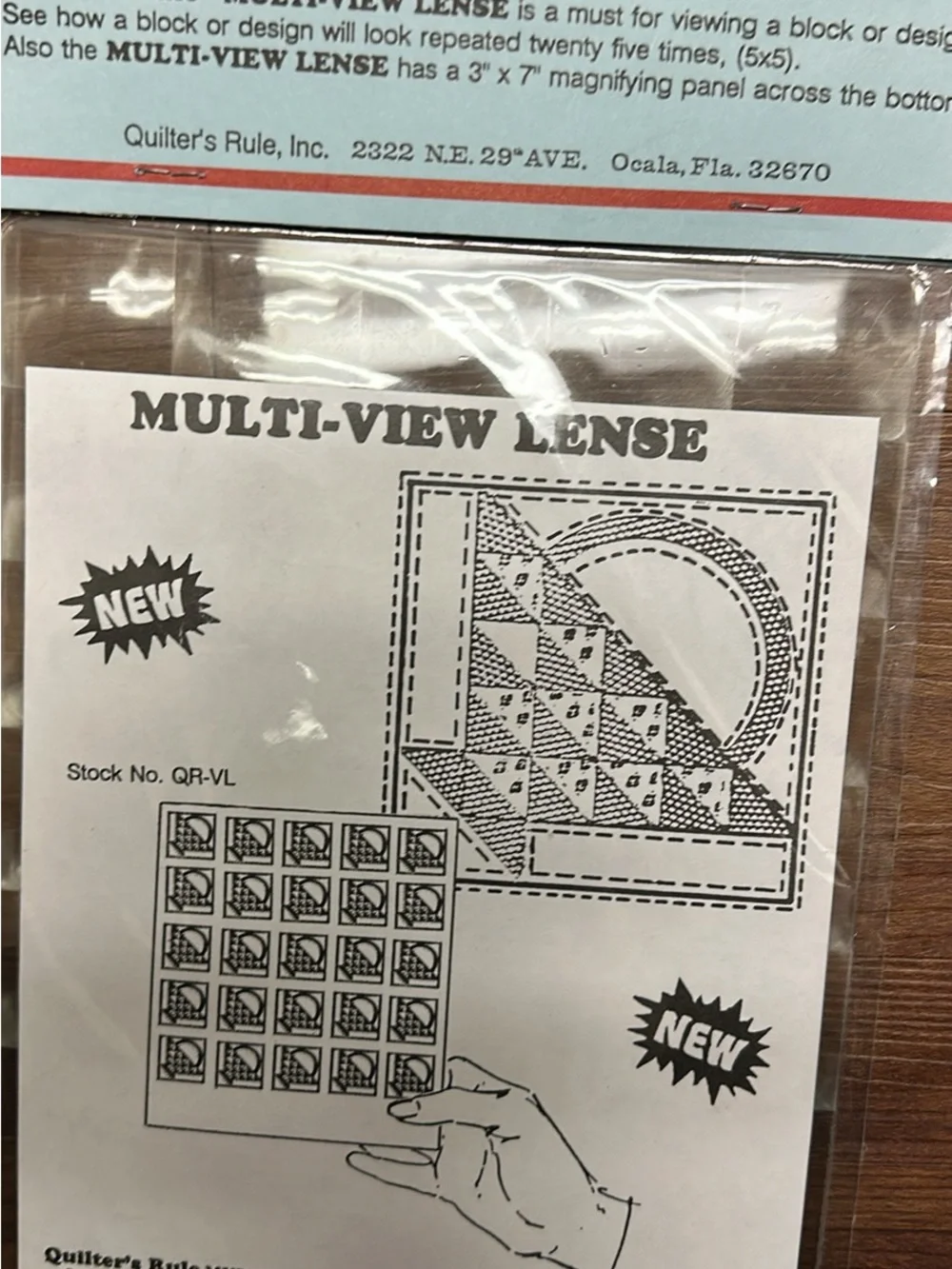Quilter's Rule Multi-View Lense - Clear